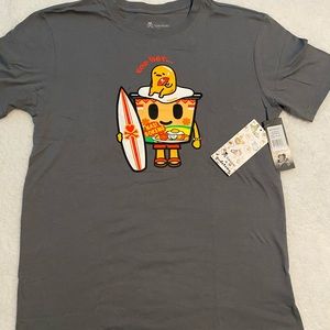 Tokidoki and Gudetama tee shirt